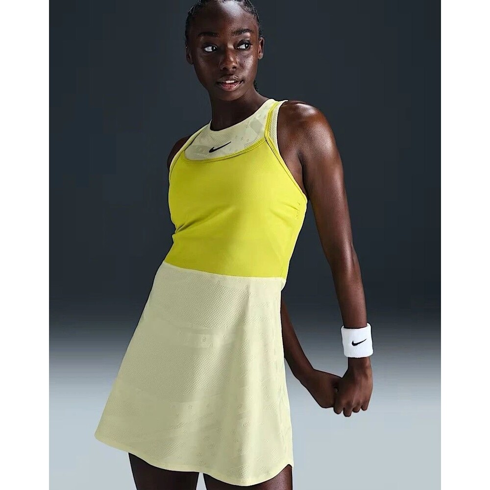 NikeCourt Dri-FIT SLAM Melbourne Tennis Dress FZ6463-331 Women's Medium NEW